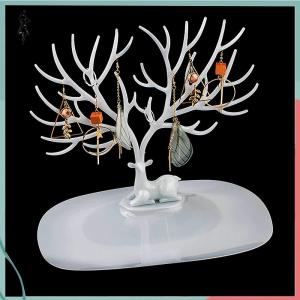 ส่วนลด 10 บาท สำหรับการซื้อ 1 ชิ้น ต่างหูกวางน้อยสร้อยคอแหวนจี้สร้อยข้อมือเครื่องประดับชั้นวางจัดเก็บต้นไม้