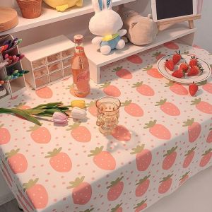 HCHC MALL Dust-proof Plaid Tablecloth Rectangular 120x120cm Writing Desk Mat Premium Washable Dining Table Protector Student
