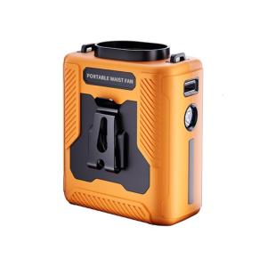 Ngoài Trời Eo Gắn quạt tản nhiệt Với Băng Kênh Gió Công Nghệ 6000MAh Siêu 3 Thứ Hai Hiệu ứng Lạnh Không Thấm Nước Chống Sốc Cho Thể Thao Đi Bộ Đường Dài