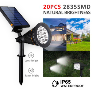 【Ready Stock】7 LED Adjustable Solar Spot Lights LED Solar Light Outdoor Garden lamp IP65 Waterproof Landscape Lawn Spike Lamps Solar Led Outdoor Light LED Solar Lawn Light Waterproof Garden Lamp Light Sensor Control Pin Lights for Yard Path Lawn
