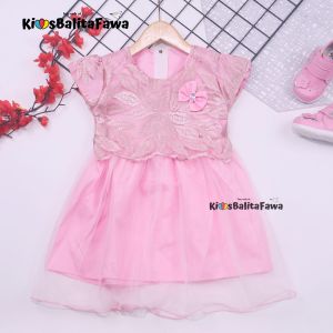 Gaun Bella Uk. Bayi - 3 Tahun / Dress Bayi Baju Perempuan Gaun Pesta Anak Dres kiosbalitafawa