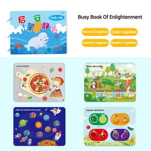Baby Busy Book For Toddlers Enlightenment Book Early Educational Toys Activity Books For Toddlers