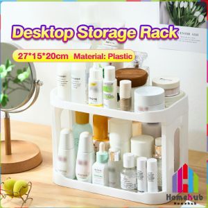 Homehub 2 Layers Simple Desktop Storage Rack Shelf Table Organizer Cosmetic Jewelry Bathroom Rack