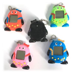 1PC Transparent Electronic Pets Tamagotchi Nostalgic 168 Pets In One Virtual Cyber Digital Pet Toys Pixel Funny Play Toys