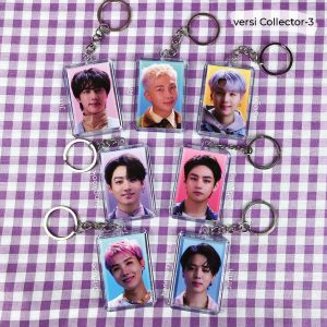 Gantungan Kunci Akrilik BTS PROOF COLLECTOR Unofficial 2 Sisi - Merchandise KPOP Keychain Ganci Kotak Keyring Murah