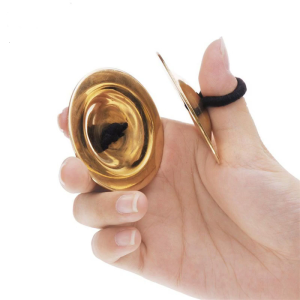 1 Pair of Mini Cymbals for Kids Finger Cymbals Belly Dance Copper Cymbals Finger Cymbals Musical Instrument for Dancer