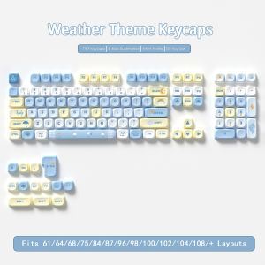 MOA Profile 121keys WeatherTheme PBT Dye Sublimation Keycap set for Mechanical Keyboard
