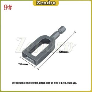 Zendro 1Pc Wire Twister Tool Fence Wire Twister Fastener Multi-function Wire Winding Fixator For Garden