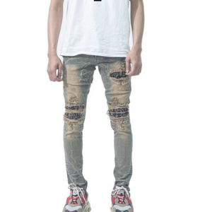 M1 Tri Batik - Vintage Blue - Celana Jeans