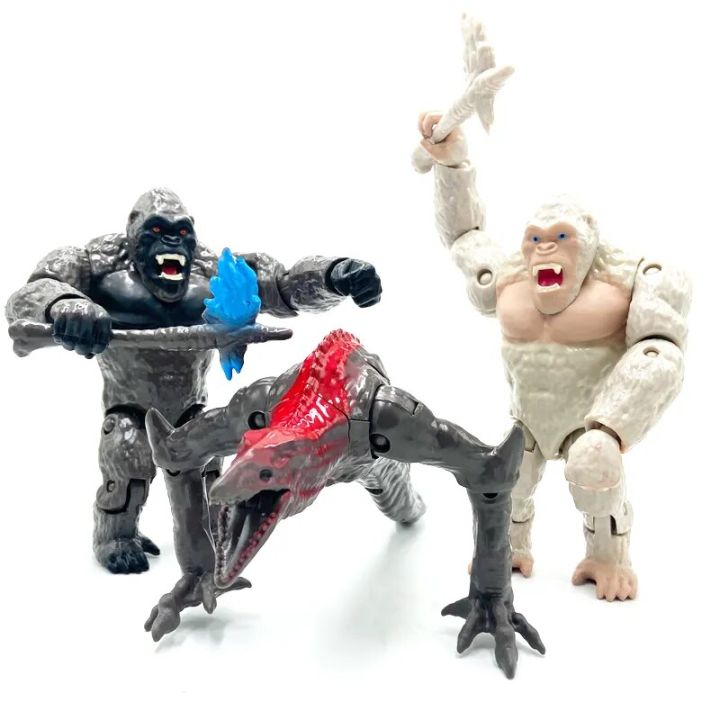 Movie Skull Island Skullcrawler Movable Model Toy Monster King Kong Vs ...