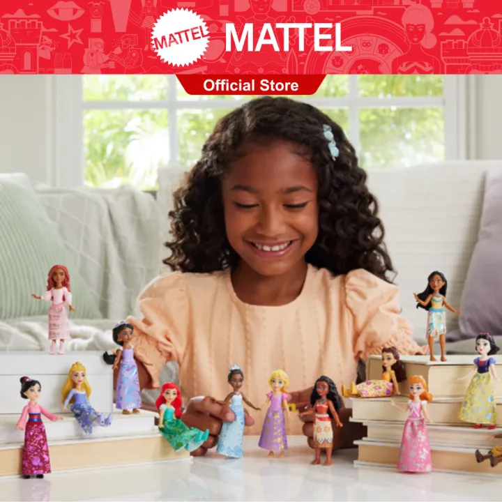 Disney Princess Small Dolls (Moana, Tiana, Ariel, Cinderella, Pocahontas,  Merida, Belle, Rapunzel, Jasmine, Mulan, Snow White or aurora) Assortment 