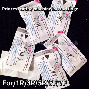 Available 50pcs Disposable Thread Tattoo Ink Cartridge Permanent Makeup Canister Semi-Permanent Eyebrow Tattoo Machine Princess Eyebrow Tattoo Makeup Pen Permanent Makeup Accessories Tool