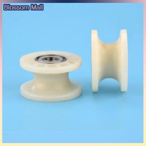 [Blossom] 1 cái cơ khí ròng rọc rãnh bánh xe 608ZZ kép mang lăn ròng rọc bánh xe Vòng Bánh xe lăn 8x42x24 Mét
