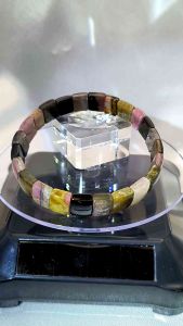 Natural Tourmaline papan bracelet for love good fortune and prosperity