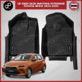 TOYOTA WIGO 2023-2025 5D Deep Dish Matting Extended (MADE IN THAILAND). 