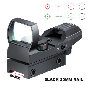 【Shipping From Philippines/COD】100% Original Tactical Scope Optics Red Green Dot Sight Reflex 4 Reticle Tactical Scope Collimator Sight for 11mm/20mm Mount