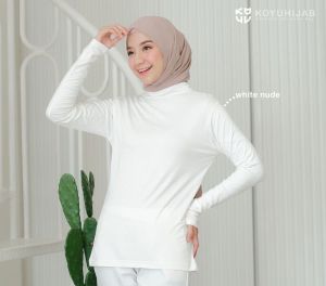 Koyu Hijab Manset Cotray Daleman Baju