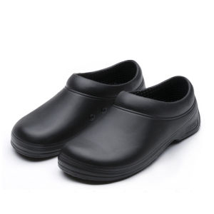 WAKO Male Chef Shoes Men Sandals for Kitchen Workers Super Anti-skid Non Slipping Shoes Black Cook Shoes Safety Clogs Size 36-45 2023