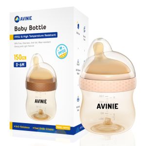 Dr.isla botol susu newborn anti kolik Dot Bayi Botol Susu PPSU Anti perut kembung Anti Kolik Botol Wide Neck Newborn BPA Free feeding bottle 0-6 bulan 150ml / 6 12 bulan 260ml Baby Bottle AVPP15 milk bottle