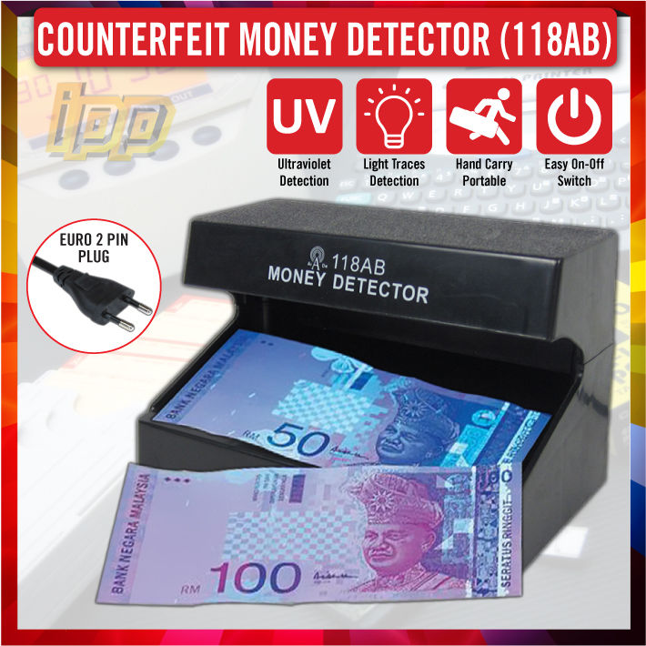 Counterfeit Money Detector/Bank Note Detector/UV Money Detector (118AB