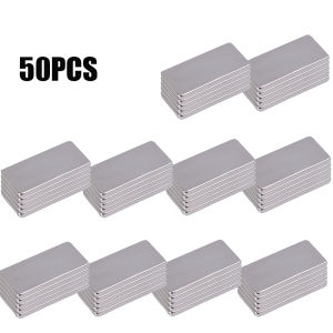 50Pcs Square Neodymium Magnet Block NdFeB N35 Rare Earth Super Powerful Strong Permanent Magnetic For Whiteboard Fridge DIY Crafts School Office Magnets Boards Various Applications