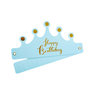 Bunda Choice-C790 Topi Anak Ulang Tahun Bahan Kertas Bentuk Mahkota / Crown Happy Birthday Party