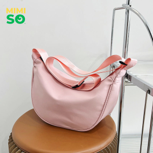 MIMISO Dumpling Bags Collection Half-moon shape minimalistic sling bag for Women Fashion crossbody Ladies shoulder bags