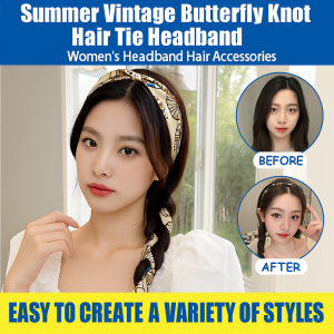 Ribbon Headband Korean Retro Bow Tie Hair Clip Braided Hair Band Elegant Headdress Hair Barrette for Women Fashion Hair Accessories