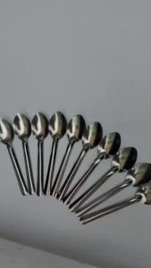 Combo 10 muỗng dùng Hột Vịt LộnMuỗng Mè Inox 1ly Dài 11cm ngang 2.3cm-An Toàn Chống rỉ sét