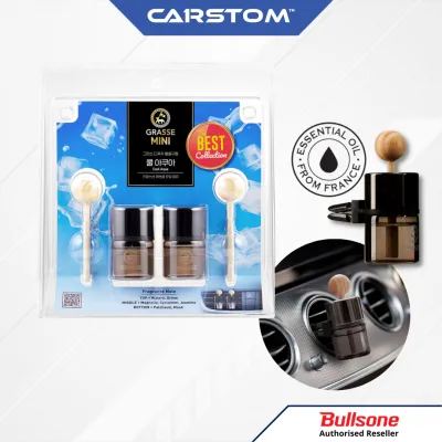 Local Stock Bullsone Grasse Diffuser Mini Vent Clip Twin Pack - Essential Oils Air Freshener Car Freshener