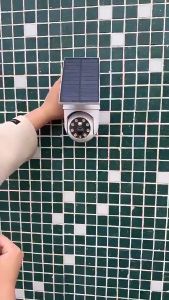 Solar Motion Sensor Light Simulated Monitor Outdoor Ip65 Waterproof Anti-theft Human Body Induction