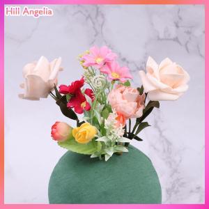 [Hill Angelia] 1 cái 9 12 15cm Vòng màu xanh lá cây khô Hoa Bóng bùn bọt xốp trang trí bó hoa tươi hoa sắp xếp công cụ