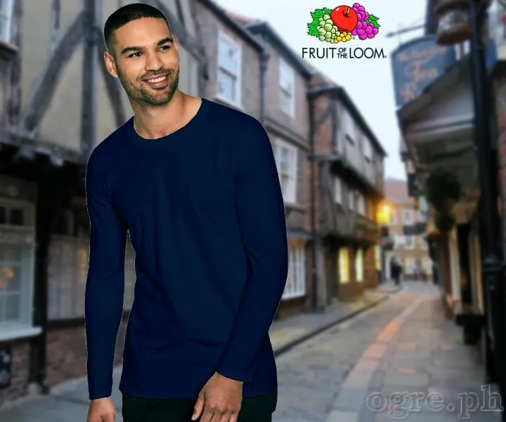 Fruit%20of%20the%20Loom%20Navy%20Blue%20Classic%20Comfort%20Style%20Long%20Sleeves%20Tee%20165gsm%20100%25%20Cotton%20-%20Image%207