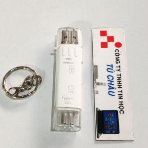 Đầu đọc thẻ Card Reader cho TF Micro MicroSD 1 USB 3.0 chuẩn cắm Type C Micro USB USB 3.0