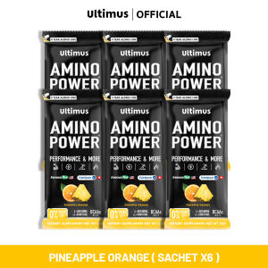 Ultimus Amino Power (Active BCAAs 2:1:1) Pineapple Orange Flavor อัลติมัส อะมิโน เพาเวอร์ 1 กล่อง ขนาด 22g (Pack 6)