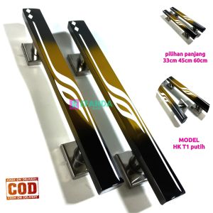 handle gagang pintu rumah/tarikan pull pegangan handle pintu rumah minimalis panjang 33cm 45cm dan 60cm bahan stainless