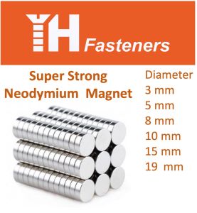(2 5 and 10 pcs) Neodymium Magnet N35 NdFeB Super Strong Round Neodymium Magnet Diameter: 3mm/5mm/8mm/10mm/15mm/19mm