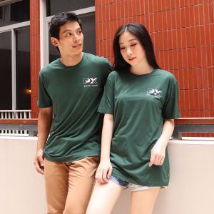 Baju Cowok Cewek Dewasa Kekinian Kaus Distro Spandek Polo Exchange Lengan Pendek Keren Hitam Hijau