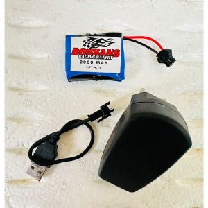 TERMURAH Batre Baterai Rc Rock Crawler Qd 2WD 4WD Rakitan Real Power 2000MAH