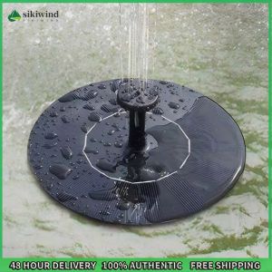 Sikiwind 1.2W Solar Bird Bath Fountains No Battery Solar Powered Water Fountain for Bird Bath Ponds Garden Fish Tank and Outdoor