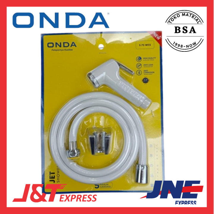 JET SHOWER ONDA S 75 WCS PUTIH // SHOWER TOILET DUDUK BIDET Lazada