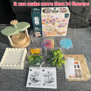 CuddleCove DIY Flower Craft Kit Fabric Bouquet Embossing Machine Mainan Edukasi Kids Gift Hadiah Kreatif