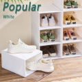 Shoe Rack Organizer Shoe Box Storage Organizer Lagayan ng sapatos Shoes Cabinet Transparent Clear Shoes Case on sale. 