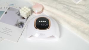 MIRAGE LAYON UV Nail Lamp - Fast Drying Powerful & Efficient LED Nail Lamp with 4 Timing Settings & Infrared Automatic Sensor Professional UV Light for Home Salon Nail Art Tools