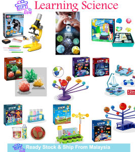 1200X Magnification Science Educational Toys Experiment Kit STEAM STEM specimen Microscope Kids Alat Mikroskop Sains