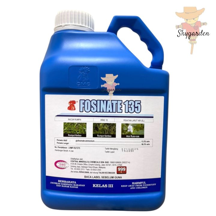 Fosinate 135 Racun Rumput (4L) Glufosinate Ammonium sama Basta 15 | Lazada