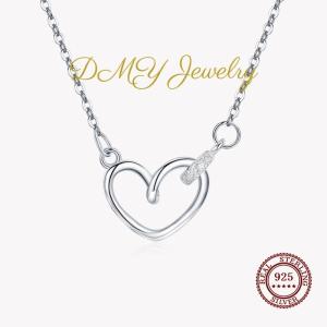 DMY Jewelry 925 Silver Necklace Fashion Office Girl Small Love Jewelry