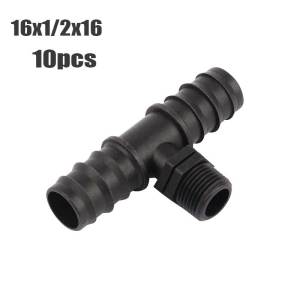 10pcs/set Tee Konektor 16x1/2x16mm Untuk Uniring Ukuran 12/25 Dan 16/25