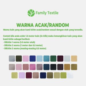 Kain Ceruty Ceruti Baby Doll Armani 1/2 Meter Seri 1