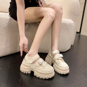 Sepatu Wanita Hak Tinggi Tebal Tali Korea Style Wanita Premium SSK 939